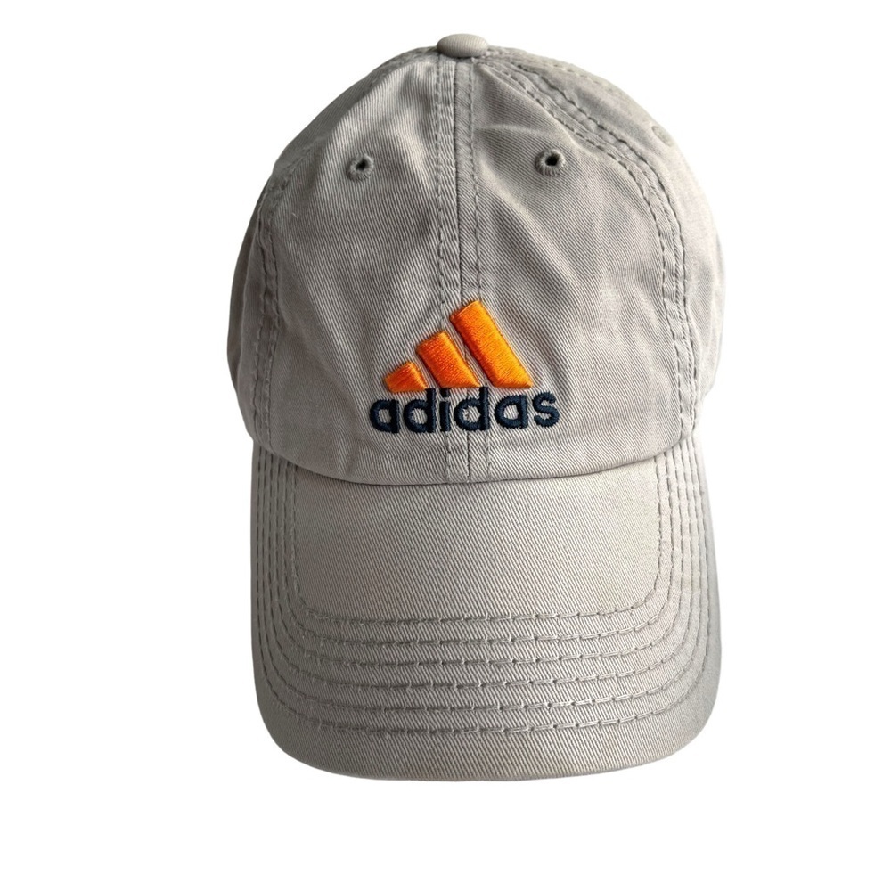 Adidas Adjustable Cap Women’s One Size grey and orange